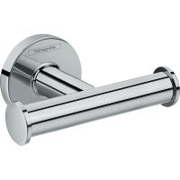 Двойной крючок для полотенец Hansgrohe Logis Universal Хром арт-41725000 — фото 1, Крючки для полотенец