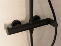 Душевая система Vincea Rondo Черная матовая арт-VSFS-1R0MB — фото 3, Душевые стойки