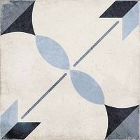 Керамический декор Equipe Art Nouveau Arcade Blue 20х20 см арт-24411 — фото 1, Керамическая плитка