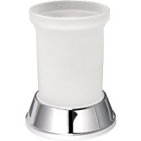 Стакан для зубных щеток WasserKRAFT Donau Хром арт-K-2428 — фото 1, Стаканы для зубных щеток