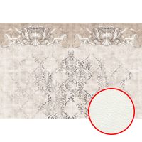 Фреска Ortograf Splendo 31767 Фактура флок FLK Флизелин (4*2,7) Белый/Бежевый, Орнамент арт-31767 (флок FLK) — фото 1, Фрески