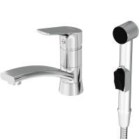 Смеситель для раковины Damixa Jupiter с гигиеническим душем Хром арт-770230001 — фото 1, Смесители для раковины