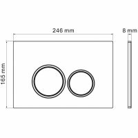 Товар: Клавиша смыва Grossman Galaxy Хром матовый арт-700.K31.01.110.110 - фото 6 Клавиша смыва Grossman Galaxy Хром матовый арт-700.K31.01.110.110 — фото 6, Кнопки смыва