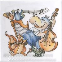 Керамический декор Kerama Marazzi Симфония 3 глянцевый VT\A482\5232 20х20 см арт-VT\A482\5232 — фото 1, Керамическая плитка