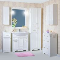 Товар: Подвесной шкаф Бриклаер Анна 32 L Белый глянцевый арт-4627125411526 - фото 2 Подвесной шкаф Бриклаер Анна 32 L Белый глянцевый арт-4627125411526 — фото 2, Шкафы для ванной