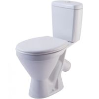 Унитаз компакт Rosa Стандарт Белый с бачком и сиденьем арт-4620008195490 — фото 1, Напольные унитазы