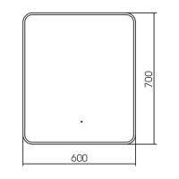 Товар: Зеркало Silver Mirrors Инканто Black 60 с подсветкой с бесконтактным выключателем арт-LED-00002844 - фото 4 Зеркало Silver Mirrors Инканто Black 60 с подсветкой с бесконтактным выключателем арт-LED-00002844 — фото 4, Зеркала в ванную комнату