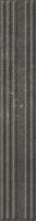 Клинкер Ceramika Paradyz Carrizo Basalt Elewacja Struktura Stripes Mix Mat 6,6х40 см арт-80945 — фото 8, Ступени и клинкер