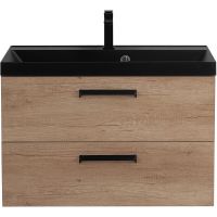 Тумба под раковину BelBagno Aurora 80 подвесная Rovere Nebrasca Nature арт-AURORA-800-2C-SO-RNN — фото 3, Тумбы под раковину