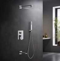 Душевая система Aquatek Лира Хром арт-AQ1473CR — фото 2, Встраиваемые душевые комплекты