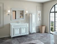 Шкаф пенал Caprigo Fresco 42 R Белый матовый арт-10650R-В016 — фото 3, Пеналы для ванной комнаты