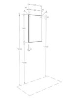 Зеркало Aquaton Рико 50 Белое арт-1A216302RI010 — фото 3, Зеркала в ванную комнату