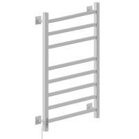 Электрический полотенцесушитель Ника Step-2 80/50 Белый матовый арт-STEP-2 80/50 бел мат лев — фото 1, Электрические полотенцесушители