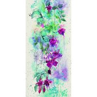 Панно Marburg Crush Motion Винил на флизелине (0,7*2,7) Белый/Разноцветный, Цветы арт-63395 — фото 1, Обои для стен