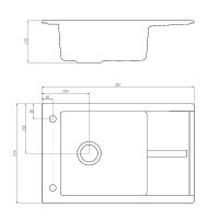 Товар: Кухонная мойка Aquaton Делия 78 Терракотовая арт-1A715132DE270 - фото 4 Кухонная мойка Aquaton Делия 78 Терракотовая арт-1A715132DE270 — фото 4, Кухонные мойки