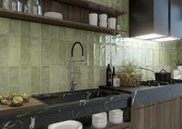 Керамическая плитка Mainzu Rev.Cinqueterre emerald настенная 10х30 см арт-919369 — фото 2, Керамическая плитка