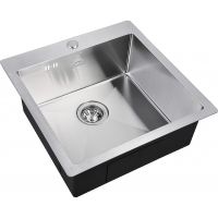 Кухонная мойка ZorG Steel Hammer 51 Нержавеющая сталь арт-SH 5151 — фото 1, Кухонные мойки