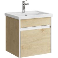 Тумба под раковину Aqwella Urban 50 подвесная Дуб Давос арт-URB0105DD — фото 1, Тумбы под раковину