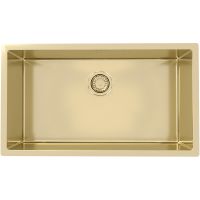 Кухонная мойка Alveus Quadrix 60 Monarch Gold 740x400x200 Золото арт-1117478 — фото 1, Кухонные мойки