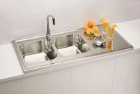 Кухонная мойка Alveus Classic Pro 100 SAT-90 1200x600 Сатинированная сталь арт-1130474 — фото 6, Кухонные мойки