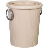 Ведро для мусора Grampus Бежевое арт-GR-8389 — фото 1, Мусорные ведра