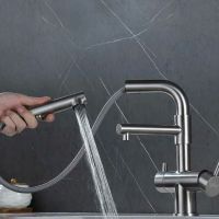 Смеситель для кухни ZorG Inox Нержавеющая сталь арт-SZR-3216 — фото 5, Смесители для кухни