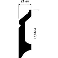 Товар: Плинтус HIWOOD 2000x77,5x21 мм арт-B78 - фото 2 Плинтус HIWOOD 2000x77,5x21 мм арт-B78 — фото 2, Плинтуса напольные