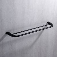 Полотенцедержатель Abber Nord двойной Черный матовый арт-AA1553B — фото 2, Полотенцедержатели