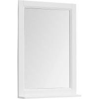 Зеркало Aquanet Бостон М 60 Белое арт-209675 — фото 1, Зеркала в ванную комнату