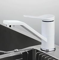 Смеситель для кухни Frap H45 Белый Хром арт-F4545 — фото 2, Смесители для кухни