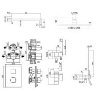 Товар: Душевой комплект Paffoni Elle с термостатом из душевой системы с гигиеническим душем Черный матовый арт-KITZLEQ518NO/M - фото 8 Душевой комплект Paffoni Elle с термостатом из душевой системы с гигиеническим душем Черный матовый арт-KITZLEQ518NO/M — фото 8, Встраиваемые душевые комплекты