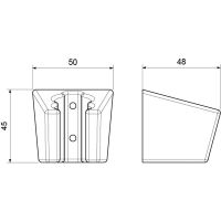 Держатель ручного душа Aquatek Черный матовый арт-AQ2402MB — фото 2, Держатели для душа