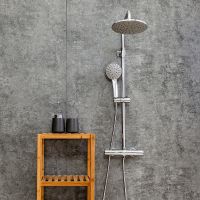 Душевая система Agger Thermo Хром арт-A2451200 — фото 8, Душевые стойки