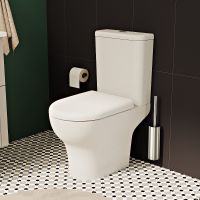 Унитаз компакт Vitra Zentrum Open-back с бачком и сиденьем Микролифт арт-9012B003-7204 — фото 2, Напольные унитазы