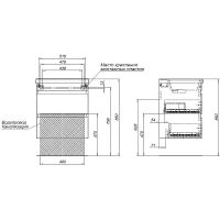 Товар: Тумба под раковину Aquanet Нота New 58 подвесная Белый глянец арт-335417 - фото 11 Тумба под раковину Aquanet Нота New 58 подвесная Белый глянец арт-335417 — фото 11, Тумбы под раковину