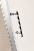 Душевой уголок Cezares Eco 120x90 профиль Хром стекло рифленое арт-ECO-O-RH-2-120/90-P-Cr — фото 3, Асимметричные душевые уголки