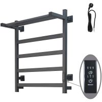 Электрический полотенцесушитель Тругор Пэк сп 20 кв П 60х50 с полкой Графит арт-ПЭКсп20квП/6050графВГП — фото 1, Электрические полотенцесушители