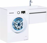 Тумба с раковиной Aquanet Токио 120 R подвесная Белая арт-239213 — фото 9, Тумбы с раковиной