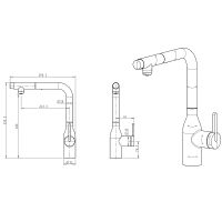 Смеситель для кухни Paulmark Viper Беретта арт-Vi213105-B — фото 15, Смесители для кухни