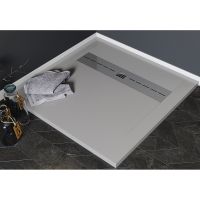 Душевой поддон из искусственного камня Aquanet Delight 90x90 Серый арт-258882 — фото 1, Душевые поддоны из искусственного камня