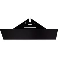 Товар: Металлическая полка Aquanet Магнум 28 угловая Черная матовая арт-302225 - фото 1 Металлическая полка Aquanet Магнум 28 угловая Черная матовая арт-302225 — фото 1, Полки для ванной и душа