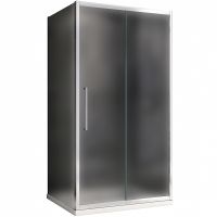 Душевой уголок Abber Schwarzer Diamant 170x80 профиль Хром стекло матовое арт-AG30170MH-S80M — фото 1, Прямоугольные душевые уголки