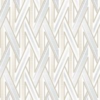 Обои LOYMINA Equator Флизелин (1*10,05) Белый/Бежевый/Серый, Геометрия арт-QTR5 001 — фото 1, Обои для стен