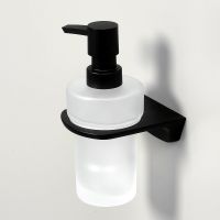 Дозатор для жидкого мыла WasserKRAFT Elbe Черный матовый арт-K-7299 — фото 3, Дозаторы