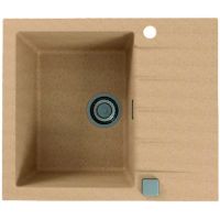 Кухонная мойка Alveus Granital Cadit 10 Beige G55 590x500 Бежевая арт-1132019 — фото 1, Кухонные мойки