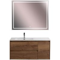 Тумба под раковину BelBagno Kraft 100 L подвесная Rovere Tabacco арт-KRAFT-1000-2C-1A-SO-RT-L — фото 8, Тумбы под раковину