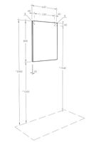 Товар: Зеркало Aquaton Рико 65 Белое арт-1A216402RI010 - фото 2 Зеркало Aquaton Рико 65 Белое арт-1A216402RI010 — фото 2, Зеркала в ванную комнату