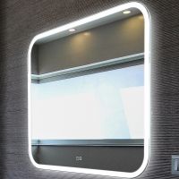 Зеркало Silver Mirrors Стив-2 80 с подсветкой с сенсорным выключателем и подогревом арт-ФР-00001503 — фото 1, Зеркала в ванную комнату