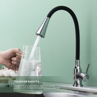 Товар: Смеситель для кухни Splenka Хром Черный арт-S201.4306 - фото 5 Смеситель для кухни Splenka Хром Черный арт-S201.4306 — фото 5, Смесители для кухни