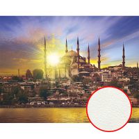 Фреска Ortograf Восток 4221 Фактура флок FLK Флизелин (3,5*2,7) Желтый/Голубой/Бежевый, Архитектура арт-4221 (флок FLK) — фото 1, Фрески